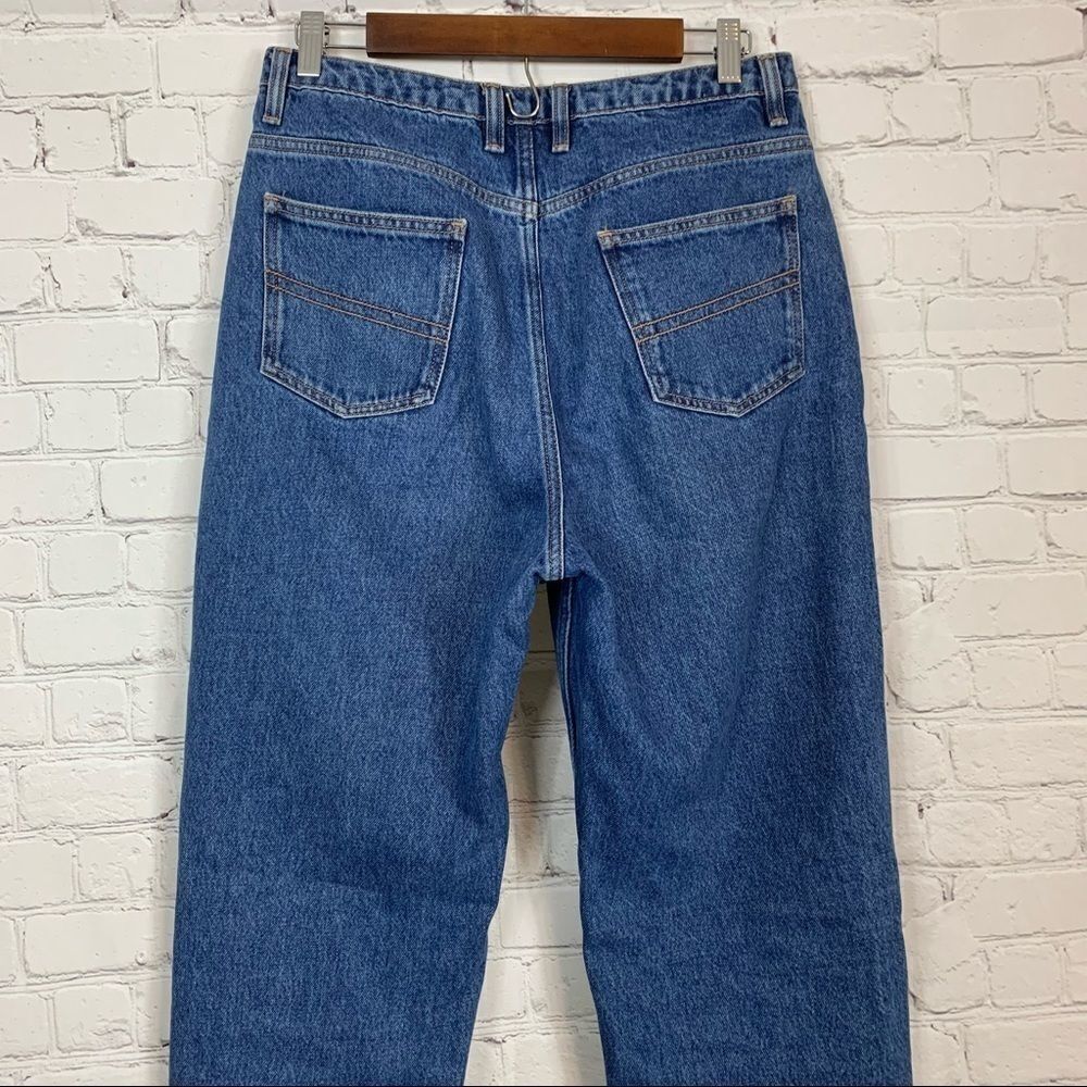 ASOS Collusion Mom Jeans size 30long Dark Wash - Picture 6 of 12